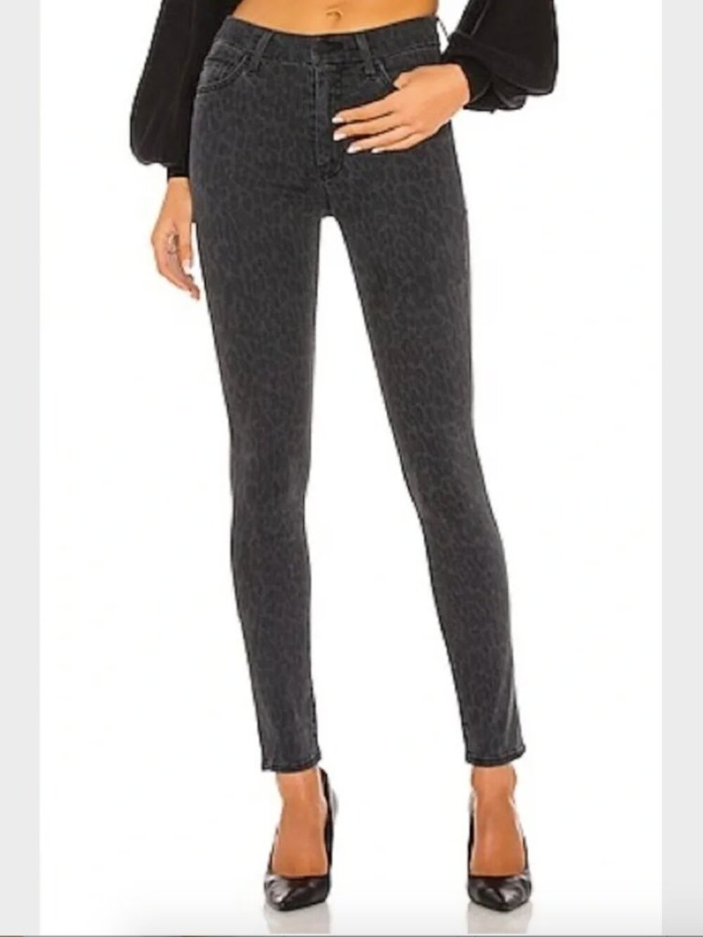 Mother High Waisted Looker Wash Skinny Jeans in Bad Cat - Size 29 - Picture 2 of 11